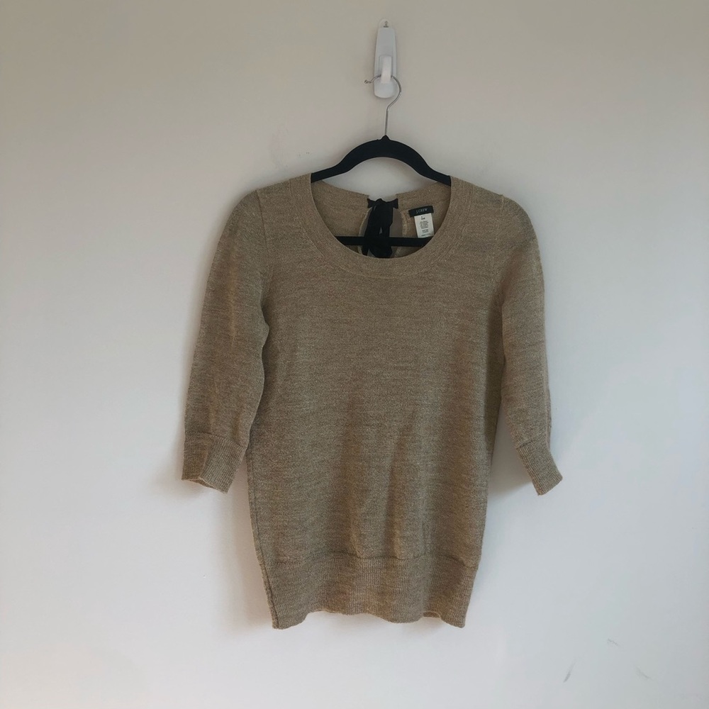 J.crew Quater Sleeve Top